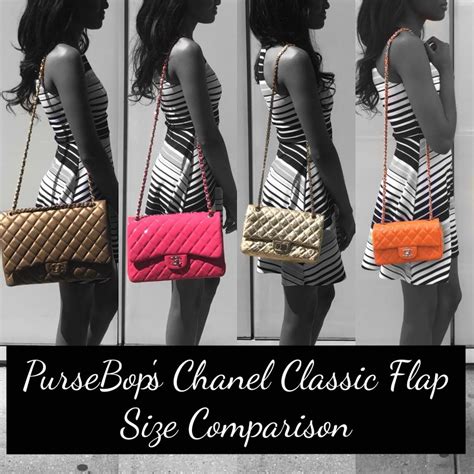 chanel flap bag size|chanel small vs medium flap.